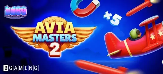 Aviamasters 2 স্লট গেমের ইন্টারফেসের একটি দৃশ্য